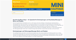 Desktop Screenshot of mini-kaufhaus.de