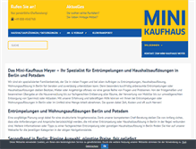 Tablet Screenshot of mini-kaufhaus.de